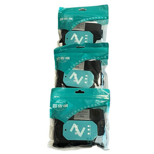 Fizzoqi Boxer Briefs 3 Pack Men's Black 2XL Underwear